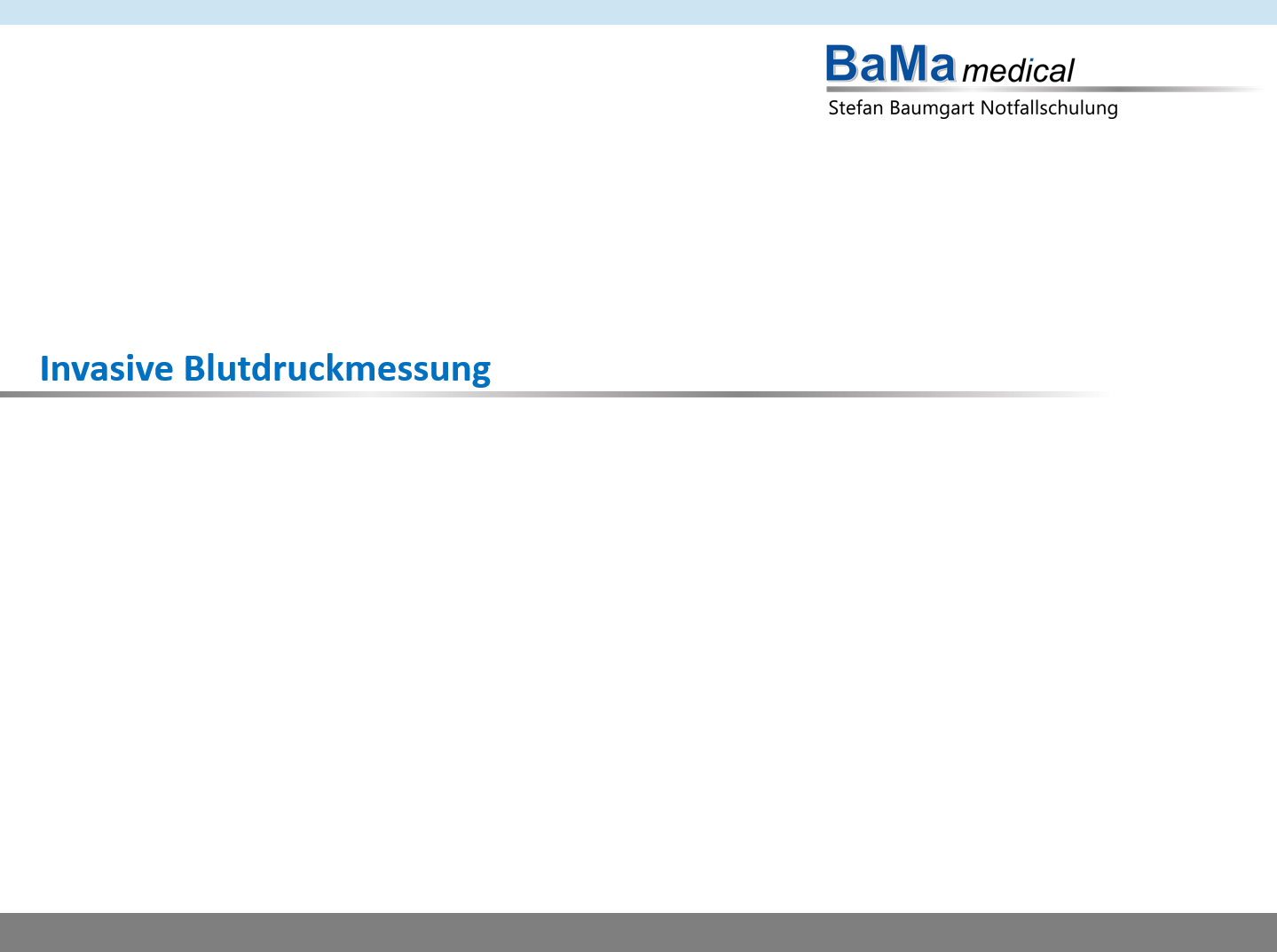 Invasive Blutdruckmessung mit Corpuls 3