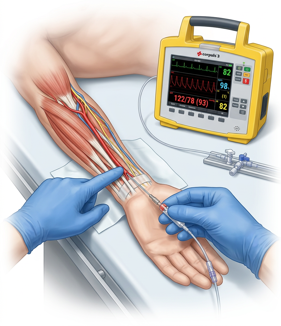 Invasive Blutdruckmessung SCORM